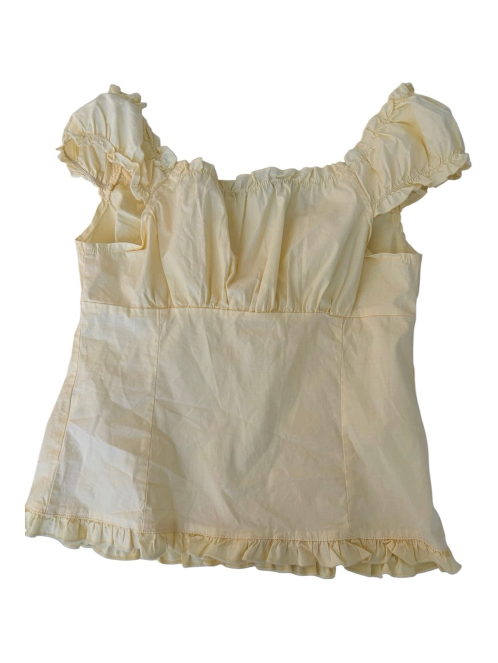 Brandy Melville Elena Top in Butter Yellow - Picture 10 of 12